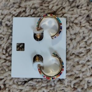 Fashion Earrings Gold and Bead